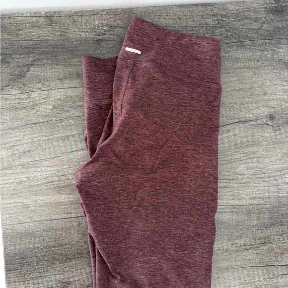 aerie Women's Maroon Drawstring Joggers - Picture 2 of 3